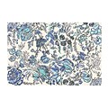 SO-MINE Holly Vinyl Desk Pad, 20 x 25, Blue (SM752)