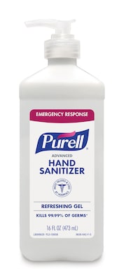 PURELL Advanced Instant Hand Sanitizer, 16 oz. Pump Bottle (9636-12-P EA)