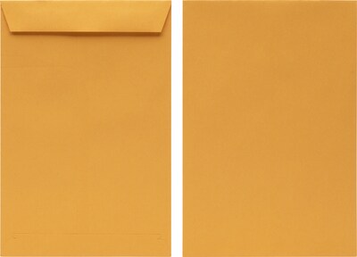 Quill Brand® Gummed Catalog Envelope, 6 x 9, Brown-Kraft,  500/Box (OE6924)