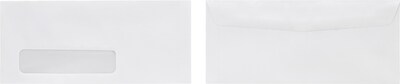 Quill Brand Gummed #9 Window Envelope, 3 7/8 x 8 7/8, White, 500/Box (50278-QCC)