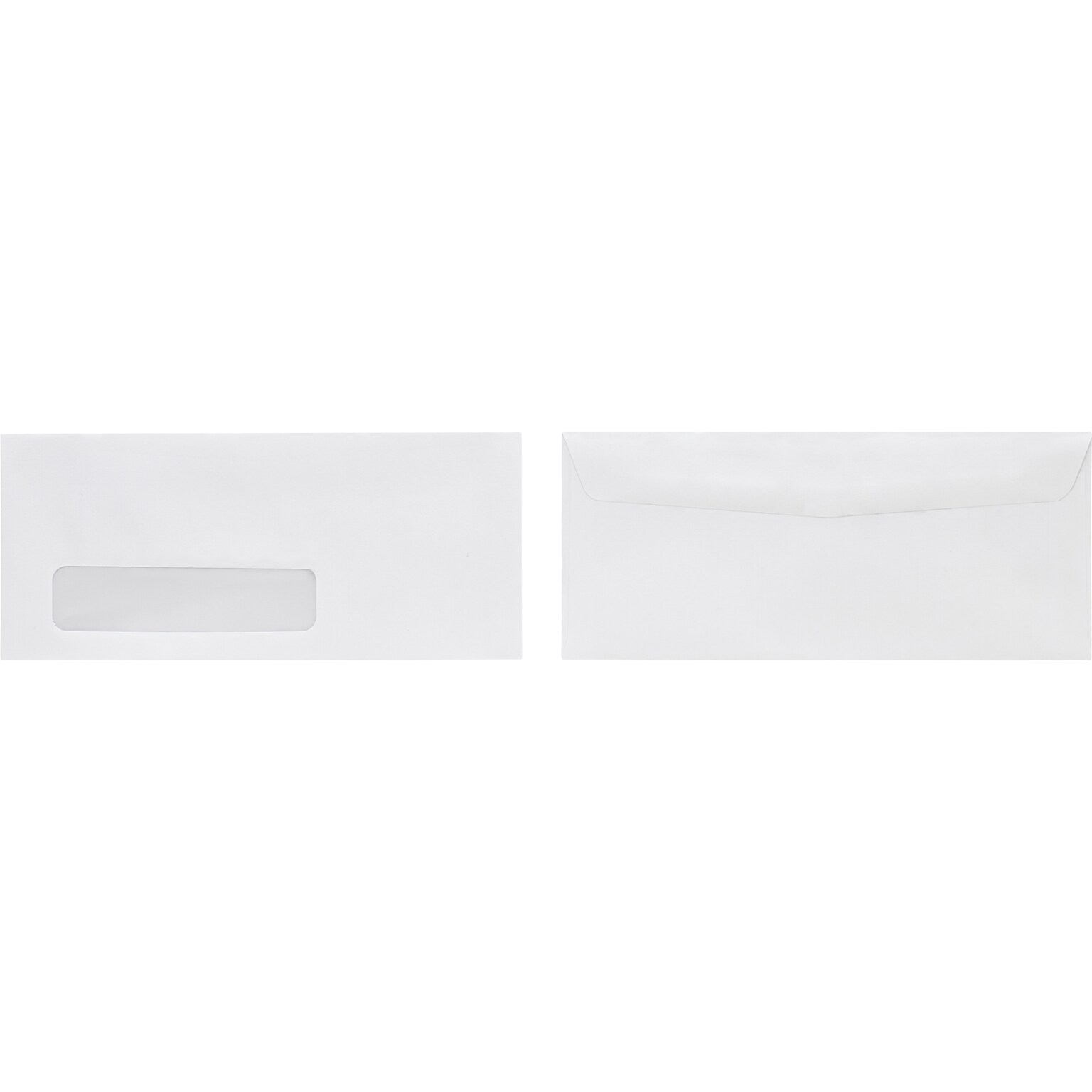 Quill Brand Gummed #9 Window Envelope, 3 7/8 x 8 7/8, White, 500/Box (50278-QCC)