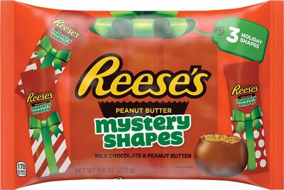 Reeses Milk Chocolate & Peanut Butter Mystery Shapes, 9.6 oz.