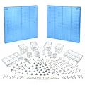 Azar 24 x 48-inch Blue Pegboard Organizer Kit Each