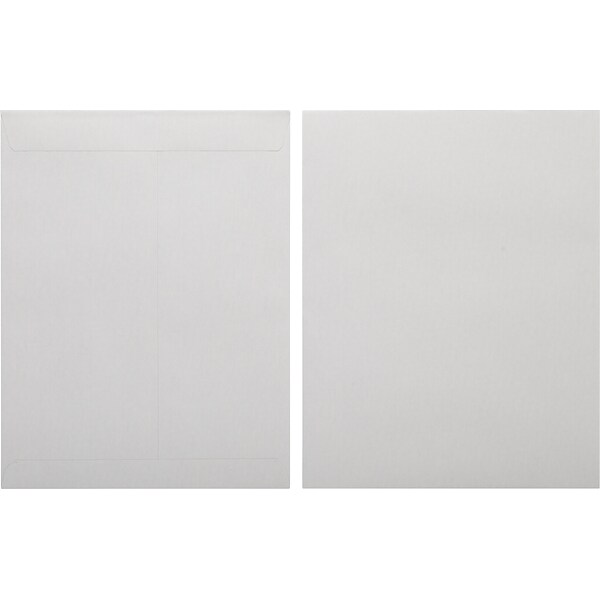 Quill Brand® Gummed Kraft Catalog Envelope, 10 x 13, Gray, 100/Box (OE101328GY)