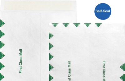 Quill Brand® EasyClose First Class Catalog Envelope, 10 x 13, White, 250/Box (PSFC1013OE)