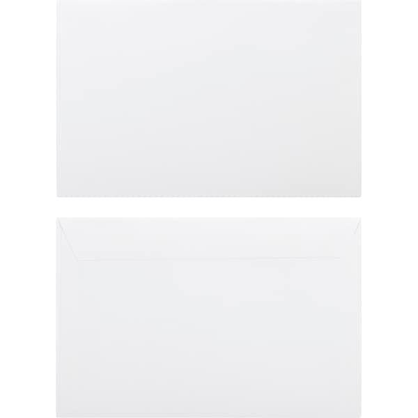 Quill Brand® Gummed Side Opening Catalog Envelope, 6 x 9, White, 500/Box (BE6924)
