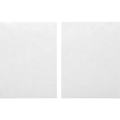 Quill Brand® Peel and Seal Tyvek Catalog Envelope, White, 9 x 12, 100/Box (72018)