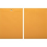 Quill Brand® Clasp Catalog Envelope, 9 x 12, Kraft, 100/Box (7CL91228)