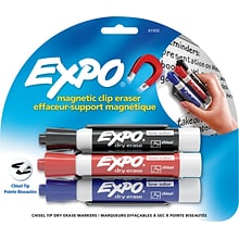 Expo Dry Erase Markers, Chisel Point, Assorted, Starter Set/Kit (81503)