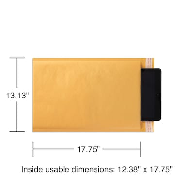 13.13" x 17.75" Self-Sealing Bubble Mailer, #6, 25/Carton (ST56651B)