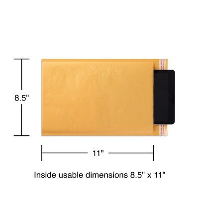8.5" x 11" Self-Sealing Bubble Mailer, #2, 25/Carton (ST56647B)