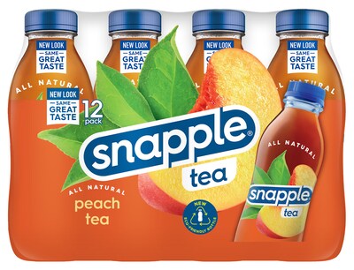 Snapple Peach Tea, 16 oz., 12/Pack (10099485)