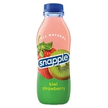 Snapple Kiwi Strawberry Flavored Juice Drink 16oz Plastic Bottles, 12 Pack (10099480)