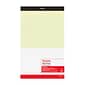 Staples Notepad, 8.5" x 14", Wide Ruled, Canary, 50 Sheets/Pad, Dozen Pads/Pack (ST57301)