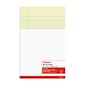 Staples® Notepads, 5" x 8", Narrow Ruled, Canary, 50 Sheets/Pad, 12 Pads/Pack (ST57293)