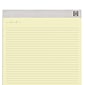 TRU RED™ Notepads, 8.5" x 11.75", Narrow Ruled, Canary, 50 Sheets/Pad, 12 Pads/Pack (TR57383)