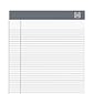 TRU RED™ Notepads, 5" x 8", Narrow Ruled, White, 50 Sheets/Pad, 12 Pads/Pack (TR57360)