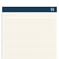 TRU RED™ Notepads, 8.5" x 14", Wide Ruled, Ivory, 50 Sheets/Pad, 12 Pads/Pack (TR58197)