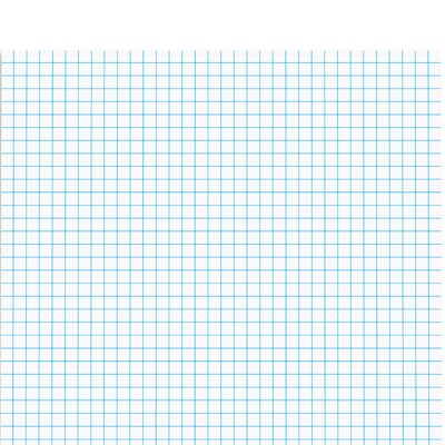Staples Graph Pad, 8.5" x 11", Graph Ruled, White, 50 Sheets/Pad, 6 Pads/Pack (ST57333)