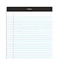 Staples Notepads, 8.5" x 14" (legal), Wide Ruled, White, 50 Sheets/Pad, Dozen Pads/Pack (ST57342)
