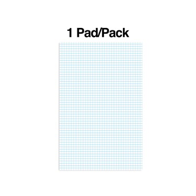 Staples Graph Pad, 11 x 17, Graph Ruled, White, 50 Sheets/Pad (ST57336)