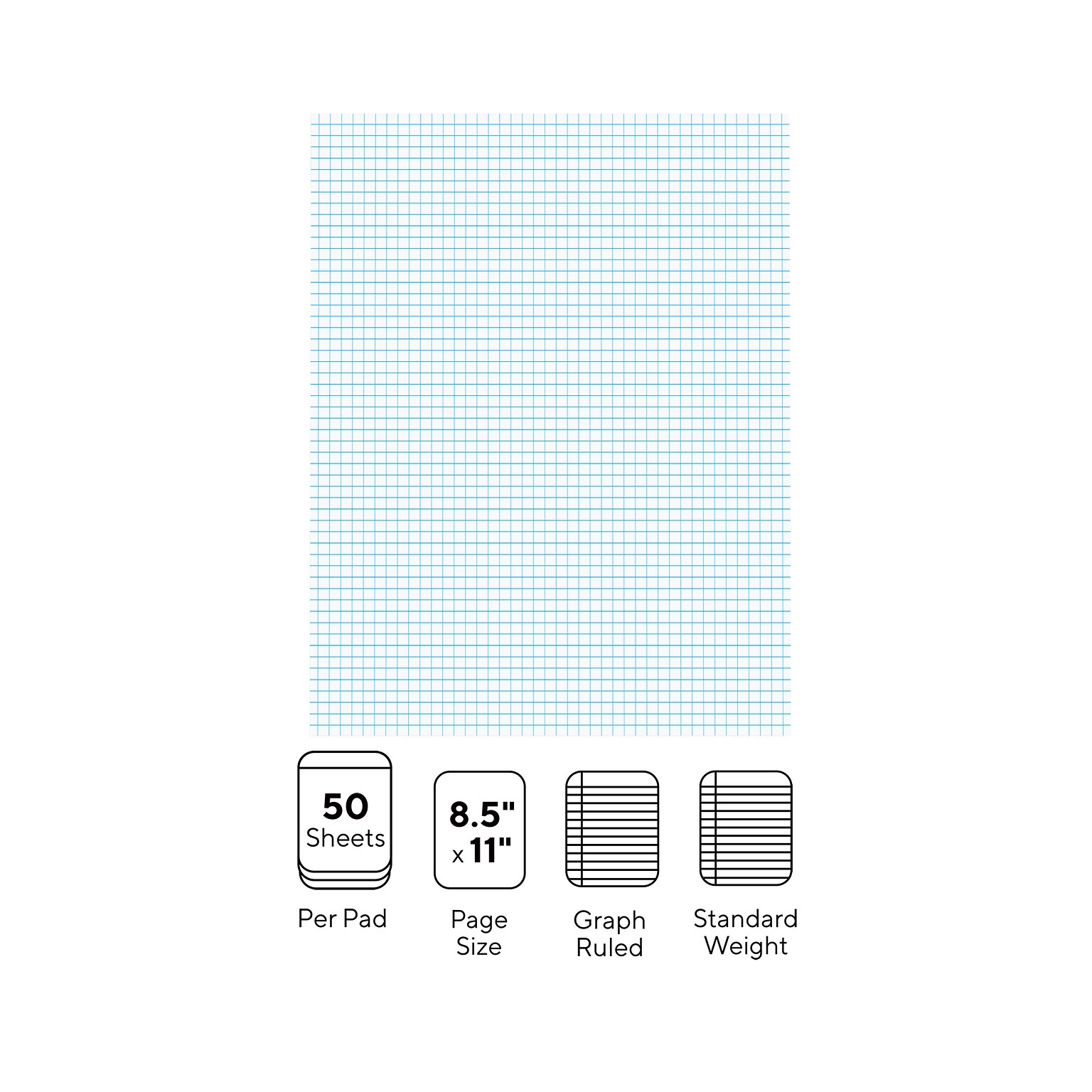 Staples® Notepads, 8.5