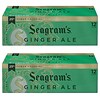 Seagrams Ginger Ale, 12 oz., 24/Carton (00072979004167)