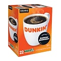 Dunkin Midnight Coffee Keurig® K-Cup® Pods, Dark Roast, 22/Box (400849)
