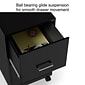 Quill Brand® 2-Drawer Vertical File Cabinet, Locking, Letter, Black, 18"D (52145)
