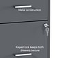 Quill Brand® 4-Drawer Vertical File Cabinet, Charcoal, Letter, 18" D (52148)