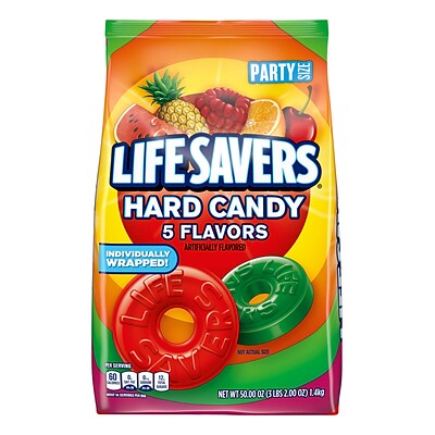 LifeSavers 5 Flavors Hard Candy, 50 oz. Bag (WMW28098)