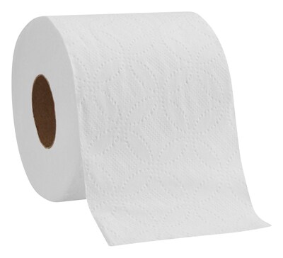 Pacific Blue Basic Standard Toilet Paper, 2-Ply, White, 550 Sheets/Roll, 80 Rolls/Carton (19880/01)