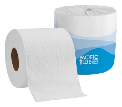 Pacific Blue Select 2-Ply Embossed Toilet Paper by GP PRO, White, 550 Sheets/Roll, 40 Rolls/Case (18240/01)