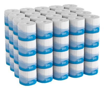 Pacific Blue Select Standard Toilet Paper, 2-Ply, White, 550 Sheets/Roll, 80 Rolls/Carton (18280/01)