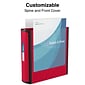 Staples® Better 2" 3 Ring View Binder with D-Rings, Red (18368)