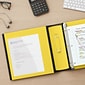 Staples® Better 2" 3 Ring View Binder with D-Rings, Yellow (20248)