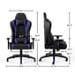 Quill Brand® Emerge Vartan Bonded Leather Gaming Chair, Blue/Black (53242)