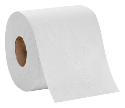 Pacific Blue Basic High Capacity Toilet Paper, 2-Ply, White, 1000 Sheets/Roll, 48 Rolls/Carton (19448/01)