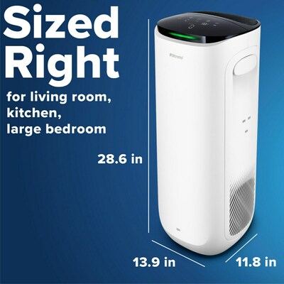 Filtrete Large Room RAP Device True HEPA Tower Air Purifier, WiFi Enabled, White (FAP-ST02N)