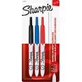 Sharpie Retractable Permanent Markers, Ultra Fine Tip, Assorted, 3/Pack (1735794)
