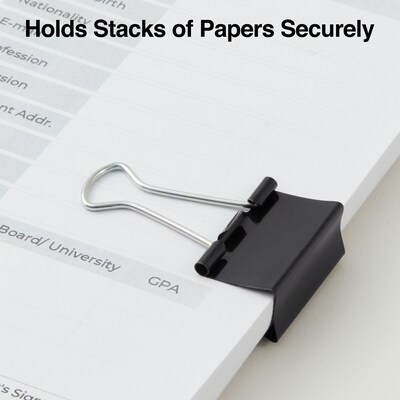 Metal Binder Clips, Medium