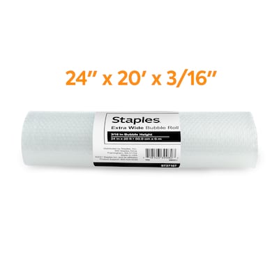 3/16" UPS Approved Bubble Roll, 24" x 20' (27167)