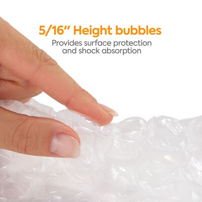Staples® 5/16" Bubble Roll, UPS Approved, 12" x 100' (4072833)