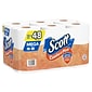 Scott ComfortPlus Mega Rolls 1-Ply Standard Toilet Paper, White, 462 Sheets/Roll, 12 Rolls/Case (47631)