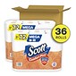 Scott Comfort Plus Toilet Paper, 1-Ply, White, 462 Sheets/Roll, 36 Mega Rolls/Pack (53329)