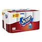 Scott Choose-A-Sheet Kitchen Roll Paper Towels, 1-ply, 102 Sheets/Roll, 12 Mega Rolls/Pack (38869)
