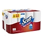 Scott Choose-A-Sheet Kitchen Roll Paper Towels, 1-ply, 102 Sheets/Roll, 12 Mega Rolls/Pack (38869/55416)