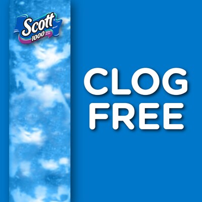 Scott Toilet Paper, 1-ply, White, 32,000 Sheets/Roll, 32 Rolls/Case (49209)