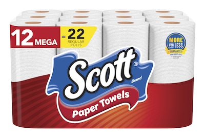 SKILCRAFT Kitchen Roll Paper Towel, 1-Ply, 13.63 x 22.25, 85 Towels/Roll,  30 Rolls/Box, GSA 8540011699010