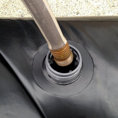 Quick Dam Universal Water Curb, Flood Control, 10" x 10', 1/Pack (QDWC1010)